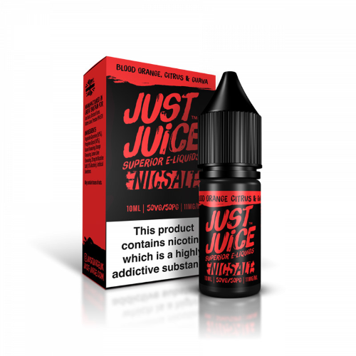 Blood Orange, Citrus & Guava 10ml Nic Salt E-liquid by Just Juice | Best4vapes