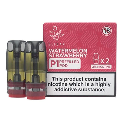 Elf Bar Mate 500 - P1 Prefilled Vape Pods | Watermelon Strawberry | Best4vapes