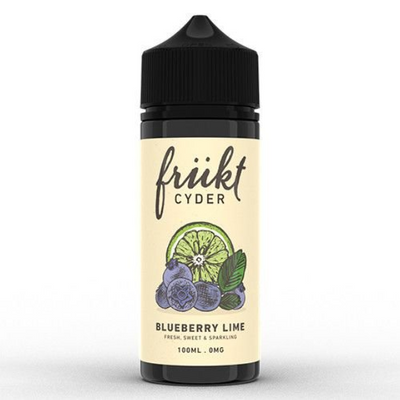 Blueberry Lime 100ml Short Fill E-liquid by Frukt Cyder | Best4vapes