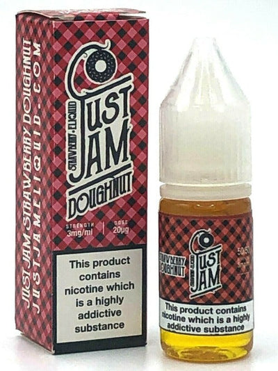 Just Jam Strawberry Doughnut E-liquid (10ml) - Best4vapes