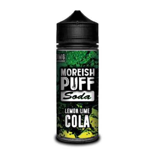 Lemon & Lime Cola Short Fill E-liquid by Moreish Puff Soda | 100ml | Best4vapes