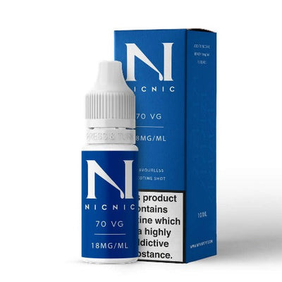 70% VG 18mg Nicotine Shot By Nic Nic | Best4vapes