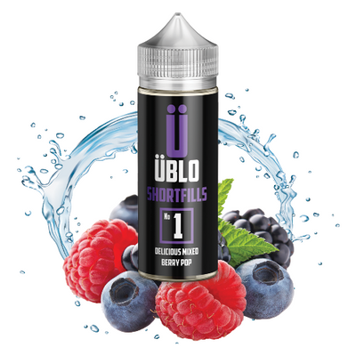 No1 Delicious Mixed Berry Pop Short Fill E-liquid by UBLO | Best4vapes