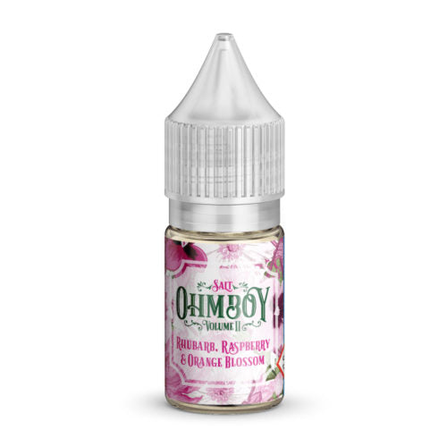 Rhubarb, Raspberry & Orange Blossom Nic Salt by Ohm Boy Volume II (10ml) - Best4ecigs Vape