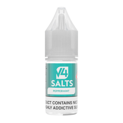 Peppermint 10ml Nic Salt E-liquid by V4 Vapour Salts | Best4vapes