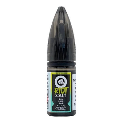 Sub Lime 10ml Nic Salt Hybrid E-liquid by Riot Squad | Best4vapes