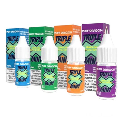 Triple X Mint 10ml E-liquid by Puff Dragon | Best4vapes