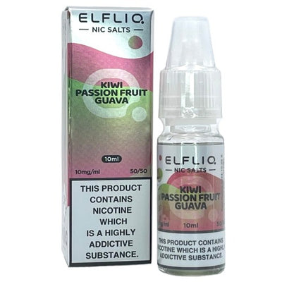 Kiwi Passion Fruit Guava 10ml Nic Salt E-liquid by Elf Bar ELFLIQ | Best4vapes