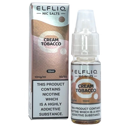 Cream Tobacco 10ml Nic Salt E-liquid by Elf Bar ELFLIQ | Best4vapes