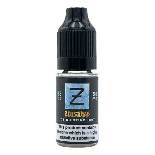 50% VG 18mg Ice Nicotine Shot by Zeus Juice | Best4vapes