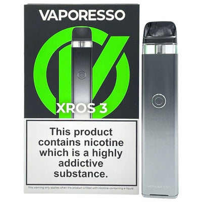 Vaporesso XROS 3 Vape Kit | Icy Silver | Best4vapes