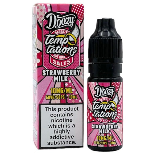 Strawberry Milk 10ml Nic Salt E-liquid by Doozy Temptations | Best4vapes