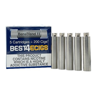 Best4ecigs Cartridges | BensBlend Flavour | 11mg | 5 Pack | Best4vapes