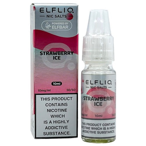 Strawberry Ice 10ml Nic Salt E-liquid by Elf Bar ELFLIQ | Best4vapes