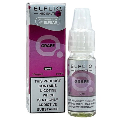 Grape 10ml Nic Salt E-liquid by Elf Bar ELFLIQ | Best4vapes