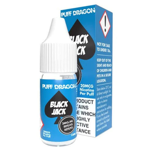 Black Jack 10ml E-liquid by Puff Dragon | Best4vapes