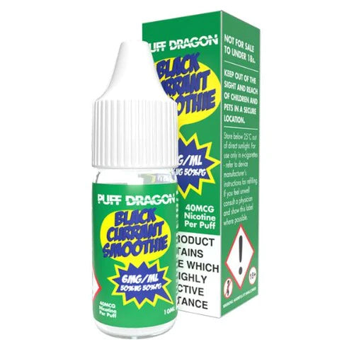 Blackcurrant Smoothie 10ml E-liquid by Puff Dragon | Best4ecigs