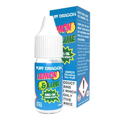 Lemon & Lime 10ml E-liquid by Puff Dragon | Best4vapes