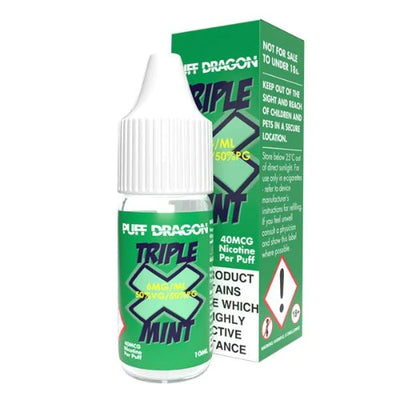 Triple X Mint 10ml E-liquid by Puff Dragon | Best4ecigs