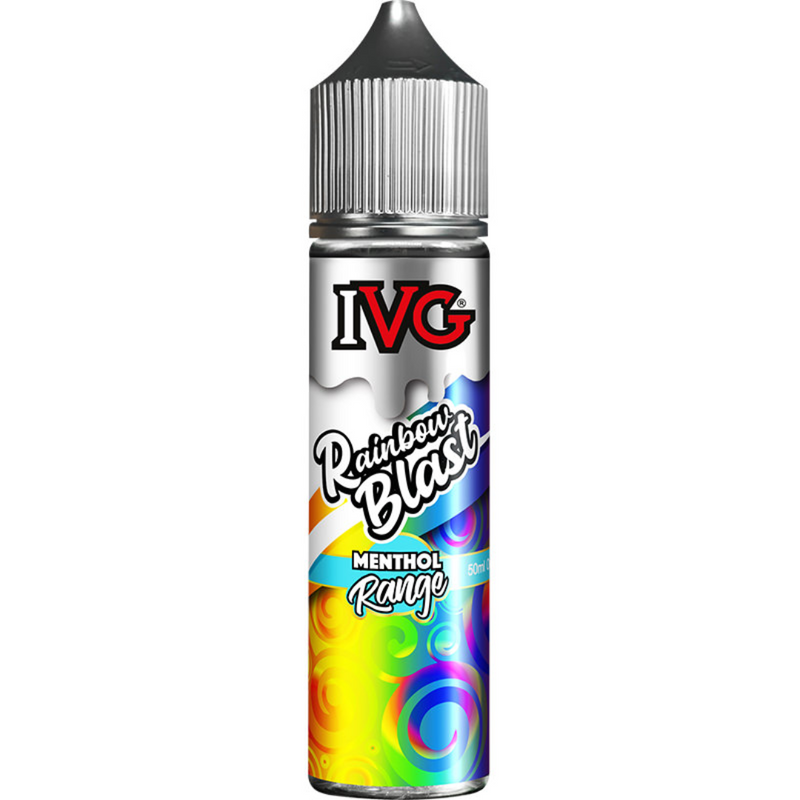 SALE Rainbow Blast 50ml Short Fill E-liquid by IVG Menthol