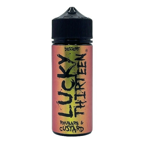 Rhubarb & Custard Short Fill E-liquid by Lucky Thirteen | 100ml | Best4vapes