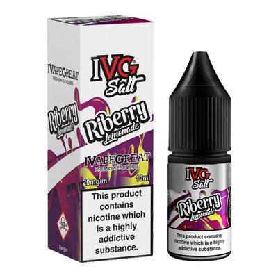 Riberry Lemonade 10ml Nic Salt E-liquid by IVG | Best4vapes