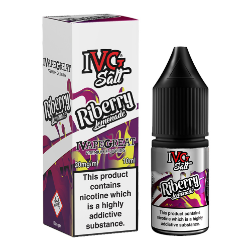 Riberry Lemonade 10ml Nic Salt E-liquid by IVG