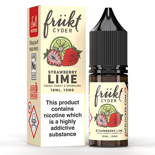 Frukt Cyder - Strawberry & Lime Nic Salt E-liquid (10ml) - Best4vapes