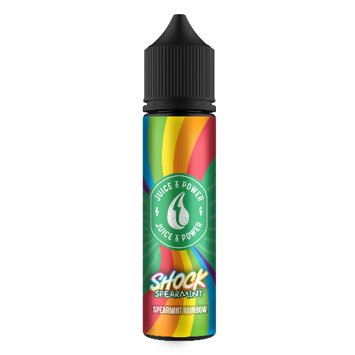 Shock Spearmint Rainbow Short Fill E-liquid by Juice N Power | 50ml | Best4vapes