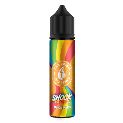 Shock Tropical Rainbow Short Fill E-liquid by Juice N Power | 50ml | Best4vapes