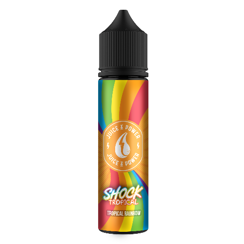 Shock Tropical Rainbow Short Fill E-liquid by Juice N Power | 50ml | Best4vapes