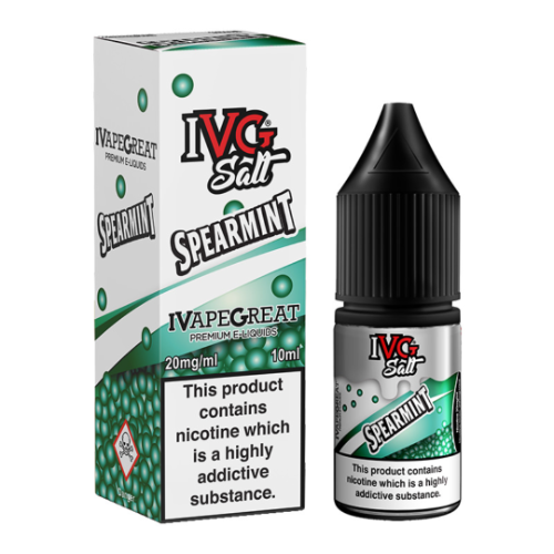Spearmint 10ml Nic Salt E-liquid by IVG | Best4vapes