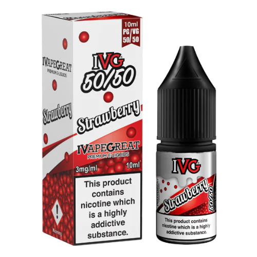 SALE Strawberry 10ml E-liquid by IVG 50/50