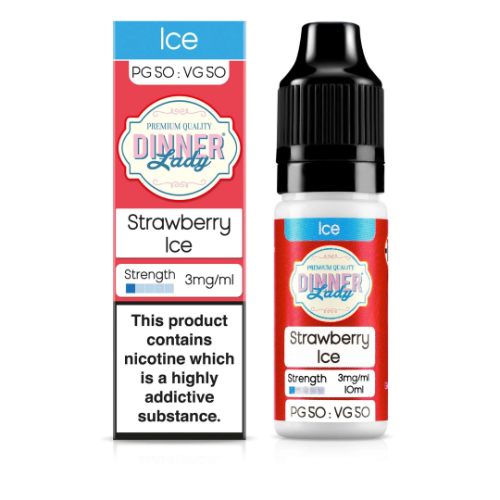 Strawberry Ice Dinner Lady 10ml E-liquid | Best4vapes