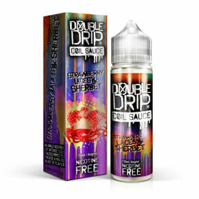 Strawberry Laces & Sherbet Short Fill E-liquid by Double Drip | 50ml | Best4vapes