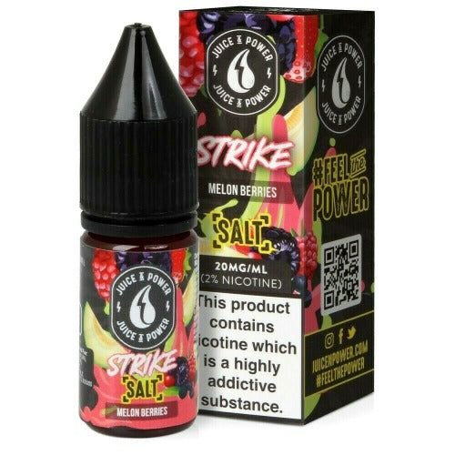 Strike Melon Berries 10ml Nic Salt by Juice N Power | Best4vapes