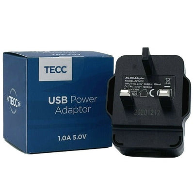 TECC UK Mains Wall USB Power Adaptor E-Cigarette Battery Charger - Best4vapes