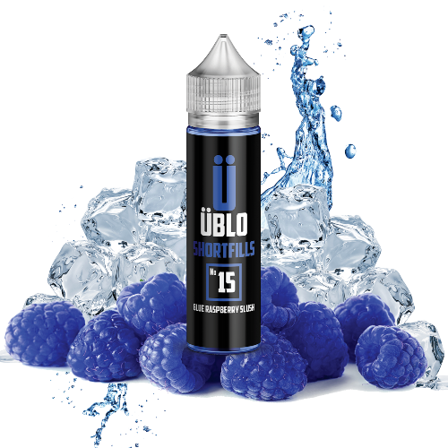 No15 Blue Raspberry Slush Short Fill E-Liquid by UBLO | 50ml | Best4vapes