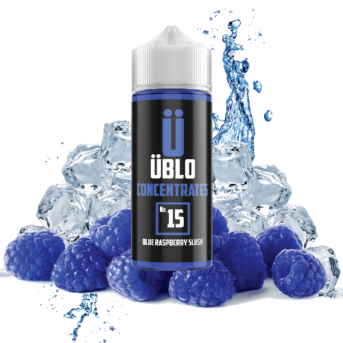 No15 Blue Raspberry Slush Short Fill E-Liquid by UBLO | 100ml | Best4vapes