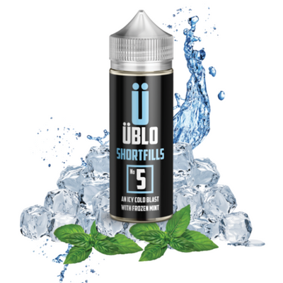 No5 An Icy Cold Blast With Frozen Mint Short Fill E-Liquid by UBLO | Best4vapes