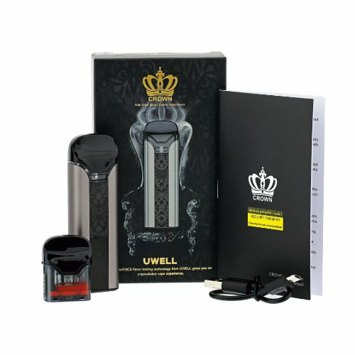 Uwell Crown Pod Vape Kit | Black | Best4vapes