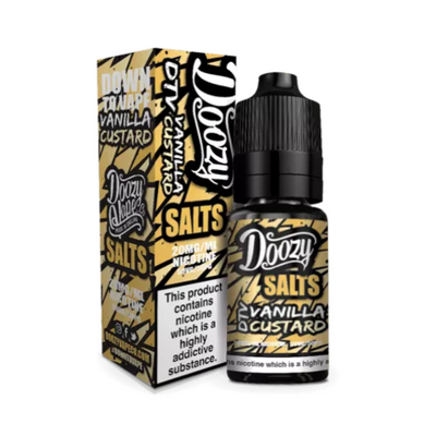 Vanilla Custard 10ml Nic Salt E-liquid by Doozy Vape | Best4vapes