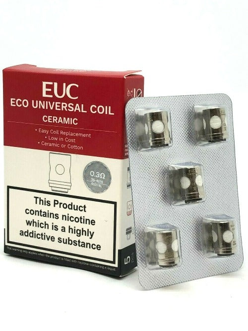 Vaporesso EUC / ECO Universal Coils for Target 2 Mini, VECO One & Estoc Tanks (5 Pack) - Best4ecigs
