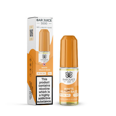 White Peach Razz - Bar Juice 5000 Nic Salt E-liquid | Best4ecigs