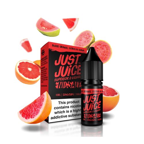 Blood Orange, Citrus & Guava 10ml Nic Salt E-liquid by Just Juice | Best4vapes