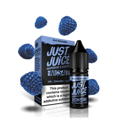 Blue Raspberry 10ml Nic Salt E-liquid by Just Juice | Best4vapes