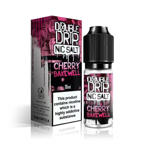 Double Drip Cherry Bakewell Nic Salt E-liquid (10ml) - Best4vapes