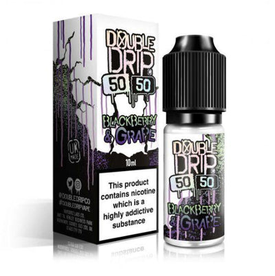 Double Drip Blackberry & Grape E-liquid (10ml) - Best4ecigs Vape