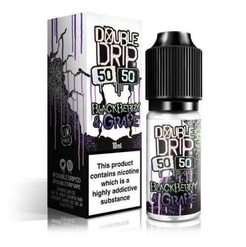 Double Drip Blackberry & Grape E-liquid (10ml) - Best4ecigs Vape
