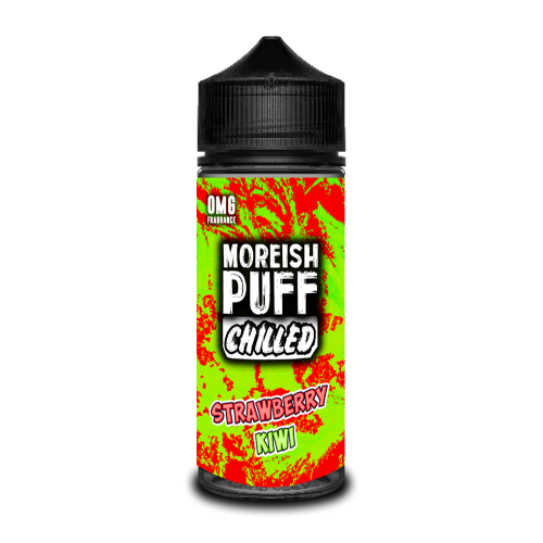 Strawberry & Kiwi Chilled Short Fill E-liquid by Moreish Puff | 100ml | Best4vapes